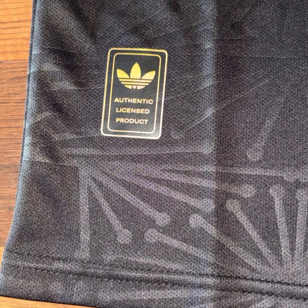 2025 Adidas Mexico De Oro Authentic Soccer Jersey Mens Medium Slim Black Gold